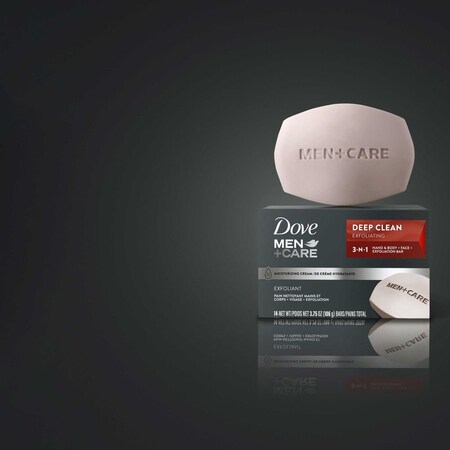 Dove Men+Care Deep Clean Body and Face Bar Soap, 45 Ounce, 6PK 68410185