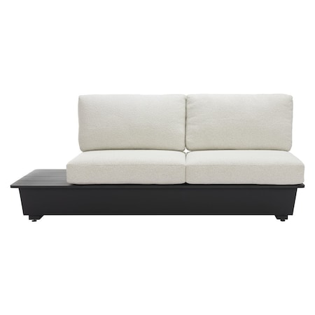 Homeroots 79" Beige Polypropylene Sofa 667652