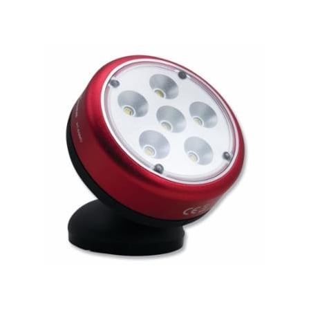 Ullman Devices LED Magnetic Rotating Work Light, 375 Lumens, 6 SMD, 3 AAA Batteries Included 758-RT-6SMD