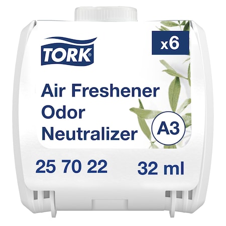 Tork Air Freshener Refill, White, 4 3/8 in H 257022