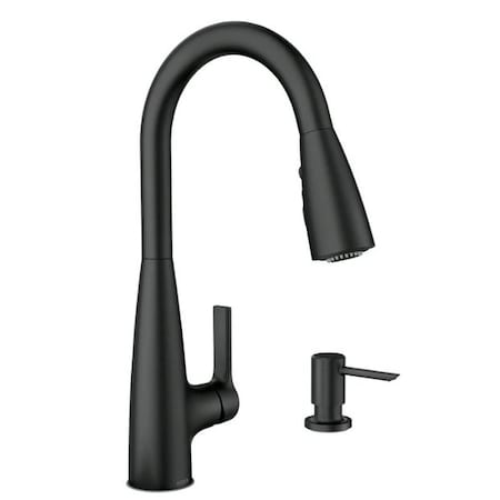 Moen KITCHEN FAUCET HI ARC PD 1H MB 87627BL