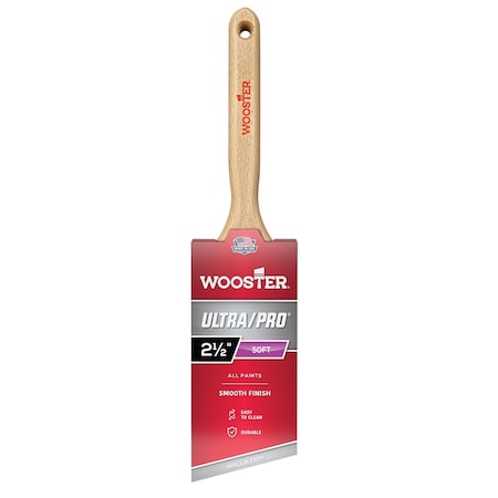 Wooster 4170 2.5 in. Ultra Pro Lind Beck Soft Angle Sash Brush 71497119971