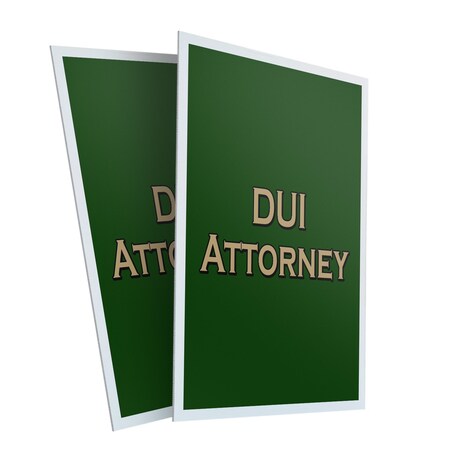 Signmission Dui Attorney, Plastic Signs Only 24 Inch x 36 Inch, Corrugated Plastic, 2PK CSB-2436-2PACK-Dui Attorney