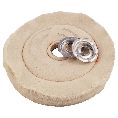 Dico Buffing Wheel, 6 in dia. Overall 526-60-6