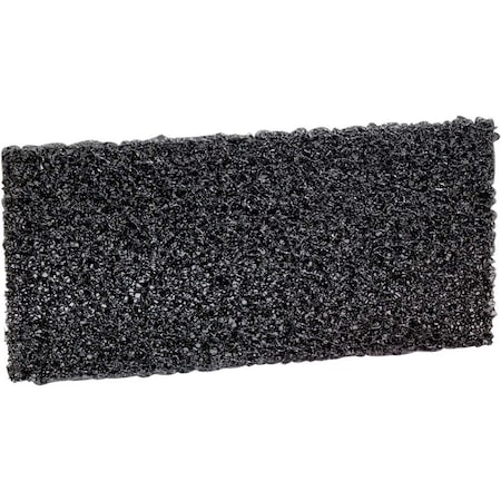 3M Doodlebug Hi-Productivity Stripping Pad, 4 5/8 x 10, Black, PK40 8550