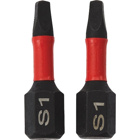 Do It Best 1'' Square No, 1 Impact Ready Screwdriver Bit, 2PK QJDIB-SC-013
