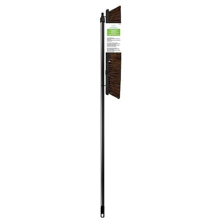 Simple Spaces Push Broom, 3-1/4 in L Trim, 56-1/8 in L, Threaded, Metal Handle 92008
