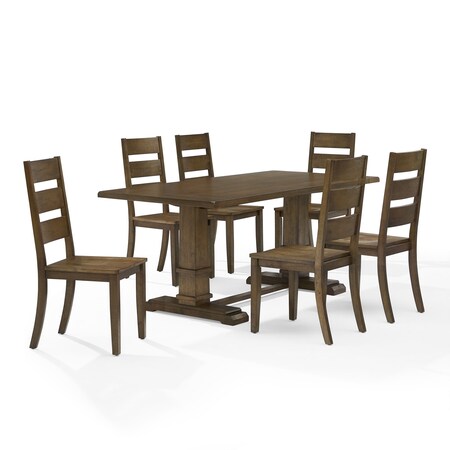Crosley Joanna 7-Piece Dining Table Set For 6 KF13066DO-DO