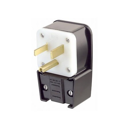 Leviton Industrial Grade Power Angle Plug 50 Amp, 125 Volt 9550-P