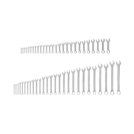 Tekton Stubby and Standard Length Combination Wrench Set, 54-Piece (6 - 32 mm) WCB90908