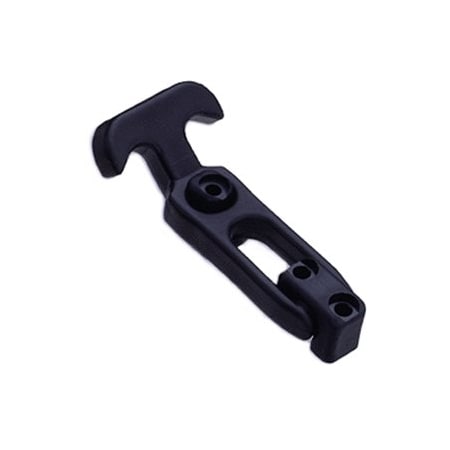 Southco Flexible Draw Latch, Front Mount, Small, Rubber, Black.F7 - Flexible T-Handle Latches. F7-53