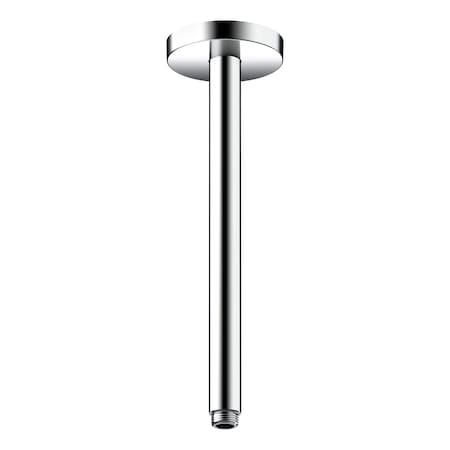 Axor ShowerSolutions Extension Pipe for Ceiling Mount, 12" in Chrome 26433001