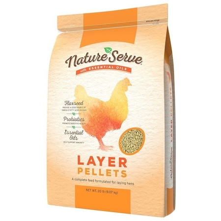 Natureserve 104020 Layer Pellet, Pellet, 20 lb Bag 290116