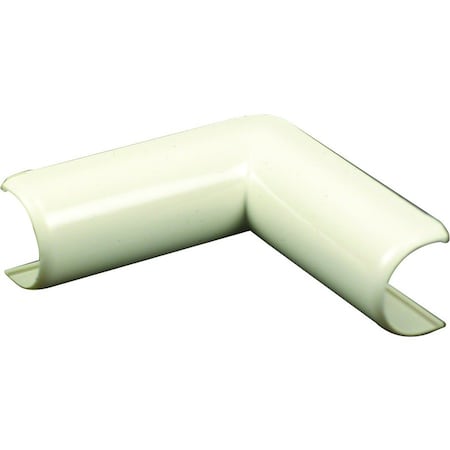 Legrand Internal Elbow Raceway, 300 Series, 1 Channel, 1/2 in W, 1/4 in H, 1-3/4 in L, Ivory 317