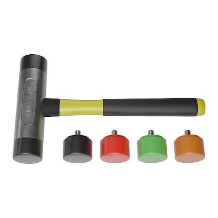 American Hammer Replaceable Tip Hammer, Zinc, 1.3 lb AM2ZRTFG