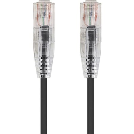 Monoprice Slim Cat6 Utp Cable, 20 ft.Black 13552