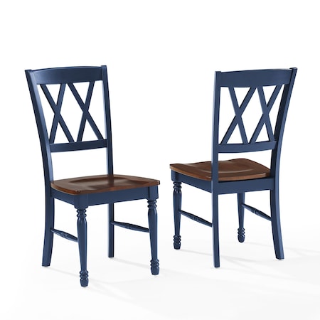Crosley Shelby 2-Piece Dining Chair Set CF501018-NV