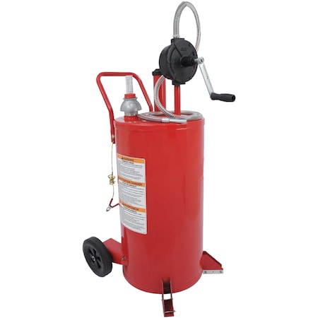 Zeeline By Milton 25-Gallon Fuel Caddy with 2-Way Rotary Pump ZE25FC
