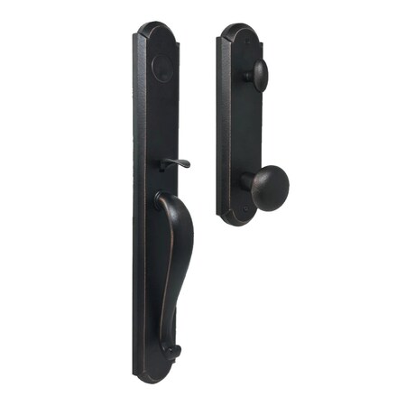 Weslock Residential Handlesets Dummy Handleset Reversible Oil Rubbed Bronze 07685-1F10020