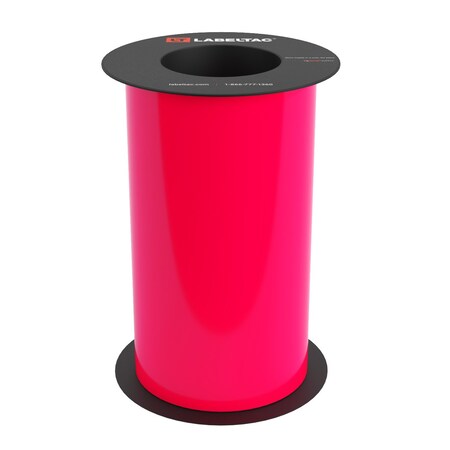 Labeltac Label Supply 9in x 75ft, Hi-Vis Pink LT917-C