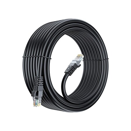 Maximm 30ft Cat6 Pure Copper UTP Ethernet Cable, Black CAT6-30FTBlack