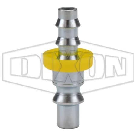 Dixon Air Chief ARO Quick Connect Push-On Plug, 1/4 in Nominal, Quick Connect Plug x Hose Barb, 300 psi Pr DCP3744L