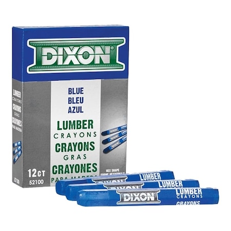 Dixon Crayon Lumber Extruded Blue 52100