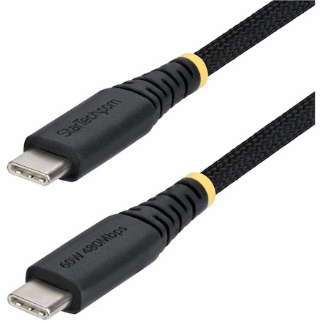 Startech.Com 6FT (1.8M) USB-C CHARGING CABLE, 60W (3A) PD, DUAL-LAYER BRAIDED NYLON/TPE JACKE USB2CC6FNCBR