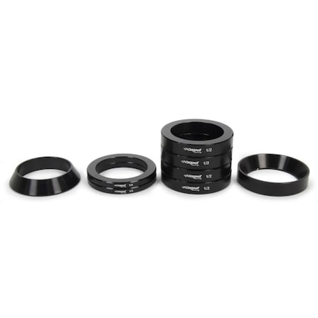 Backseat 0.25 x 0.5 in. Spacer Coned Axle Spacer Kit with 31 in. Spline Midget BA1825343