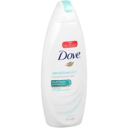 Dove Sensitive Skin Body Wash, 22 Fluid Ounce, 4PK 68541