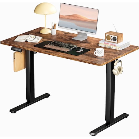 Simple Deluxe Electric Standing Desk, Standing Desk Adjustable Height, 24x40 Inches Sit Stand up Desk, Ergonomic 3A88TDESKP4024V3BRN