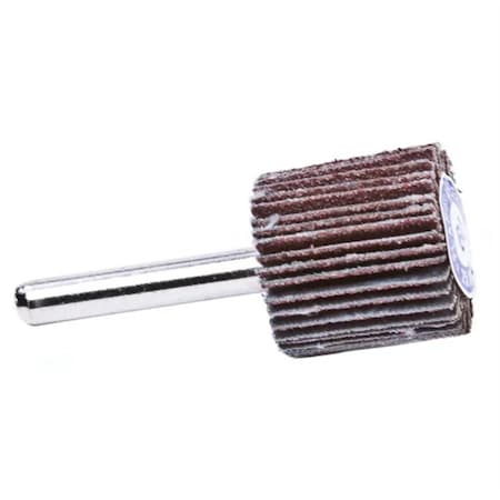 Forney Flap Wheel, Shank Mounted, 1 In X 1 In, Grit: 60 5 Pk 71694-5