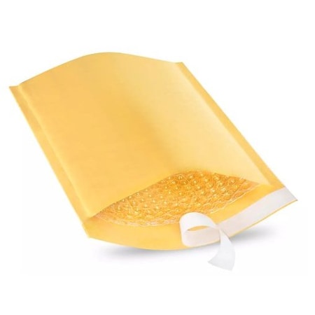 Ai Packaging 7 1/4 x 12 ft ft Kraft No 1 Self-Seal Bubble Mailers, 100PK 1 AKSS