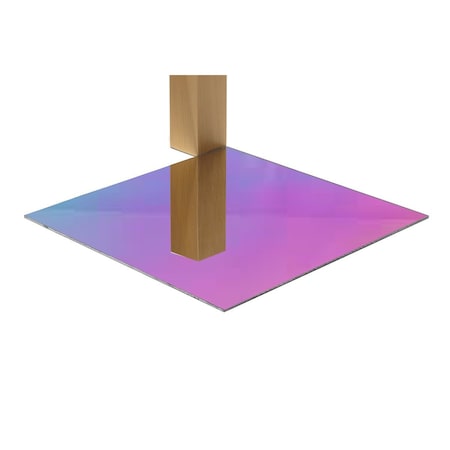Falken Design Iridescent Rainbow Acrylic Mirror 24in x 36in x 1/8in - Light, Shatterproof, DIY & Design AC-MIR-Iridescent Rainbow-1/8-2436