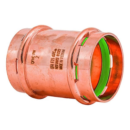 Quickfitting Surepress Strt, Copper, Press-fit 2", Press-fit 2" SPWC66NSR