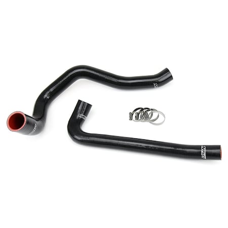Hps Performance High Temp Reinforced Silicone Radiator Coolant Hose Kit, Black, 57-1299-BLK