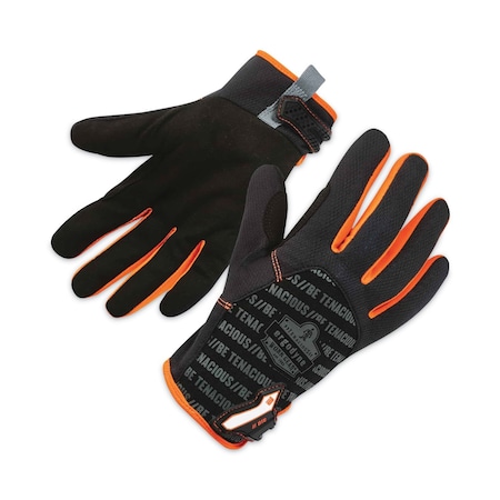 Ergodyne ProFlex 812 Standard Mechanics Gloves, 9" Long, XX-Large, Black, Pair 17176