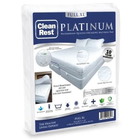 Cleanrest Mattress/Box Spring Protector, White 845168008006