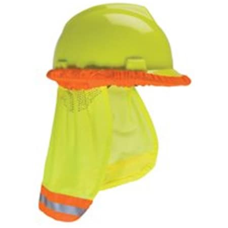 Light House Beauty Dwos Hi-Viz Ylw-Grn Sunshade With Reflective Stripe-Orange LI669668