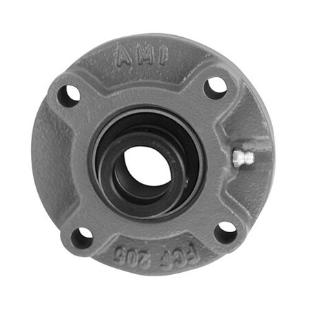 Ami Bearings SINGLE ROW BALL BEARING - 1-11/16in NARR ECCENTRIC COLLAR PILOTED FLANGE CARTRIDGE KHFCF209-27