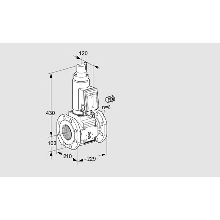 Honeywell Kromschroder VAS8100F05LWSR3B/PP/MM KS88204943