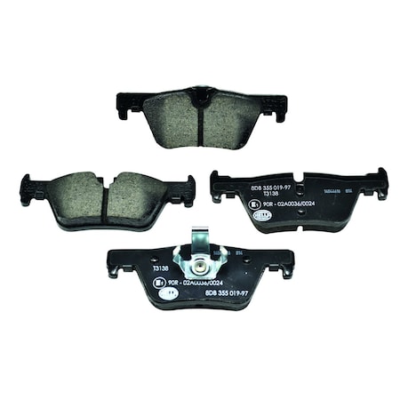 Hella Brake pad set prepared for wear warning indicator T3138 for e.g. BMW 355019971