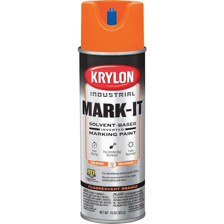 Krylon Mark-It Industrial SB APWA Red Inverted Marking Paint 730208