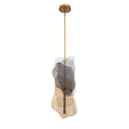 Euf Grotto, Pendant, 36", Antique Brass, Mixed Glass 50463-022