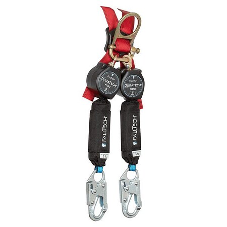 Duratech DuraTech Self Retracting Lifeline, 6 ft. Length, Quick-Connect, Steel, 2 Leg(s) 72706TH1