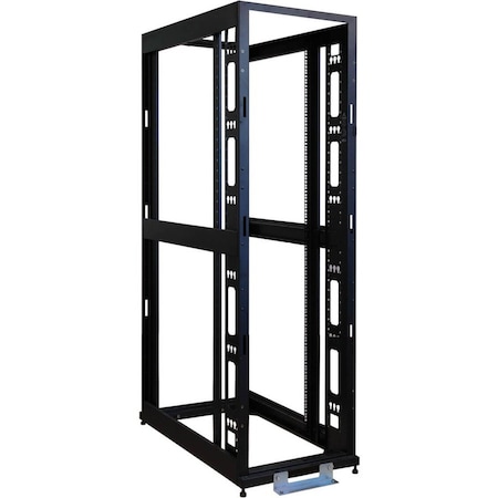 Tripp Lite series 42U 4-Post SmartRack Premium Open Frame Rack (No Sides, Doors or Roof) SR42UBEXPNDNR3