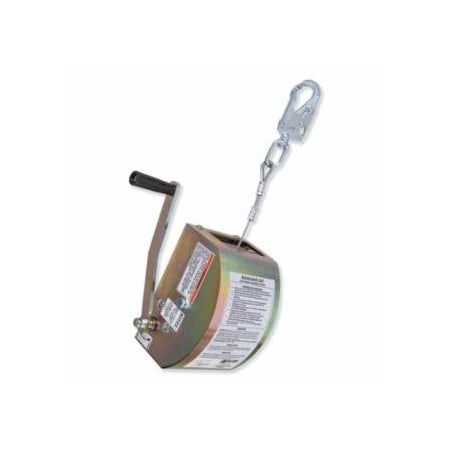 Miller 65 ft., Galvanized Steel Wire Rope [3/16 in.] Hoist, Mounting Bracket 493-8442-Z7/65FT