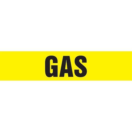 Accuform ASME ANSI PIPE MARKER GAS RPK345SSH