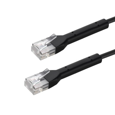 Monoprice Cat6 Ethernet Patch Cable - Bendable UTP 28AWG 5ft Black 49066