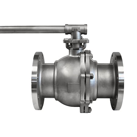 Discover 8 in. Flanged Stainless Steel Ball Valve ANSI 150# 102768